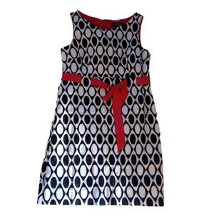 JESSICA HOWARD 60's inspired Sleeveless Belted Dress Size 14 ---